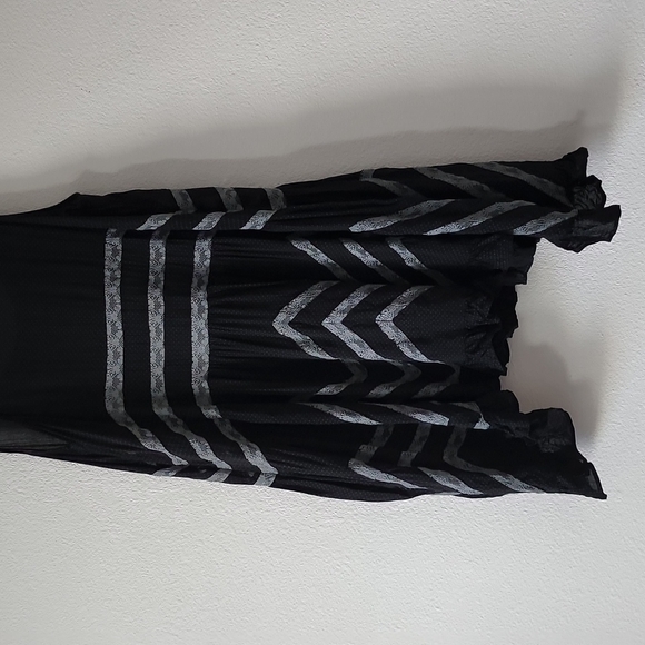 Free People Voile Trapeze Slip Dress Top Lace Polka Dots - Picture 9 of 9